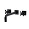 Kingston Brass KS6020DX Wall Mount Tub Faucet, Matte Black KS6020DX - alternate 1